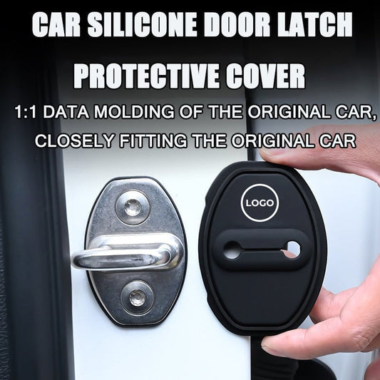 Custom Made Car Silicone  Door Latch Protective Cover(4PCS)